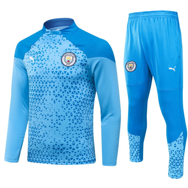 Young 23-24 Manchester City (sky blue) Sweater tracksuit set