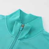 23-24 Brazil (light green)Jacket Adult Sweater tracksuit set