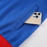 23-24 Olympique Lyonnais (bright blue) Jacket Adult Sweater tracksuit set