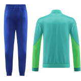 23-24 Brazil (light green)Jacket Adult Sweater tracksuit set