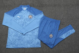 23-24 Manchester City (sky blue) Adult Sweater tracksuit set