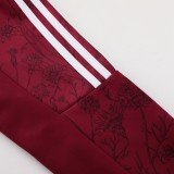 23-24 Bayern München (bordeaux) Jacket Sweater tracksuit set