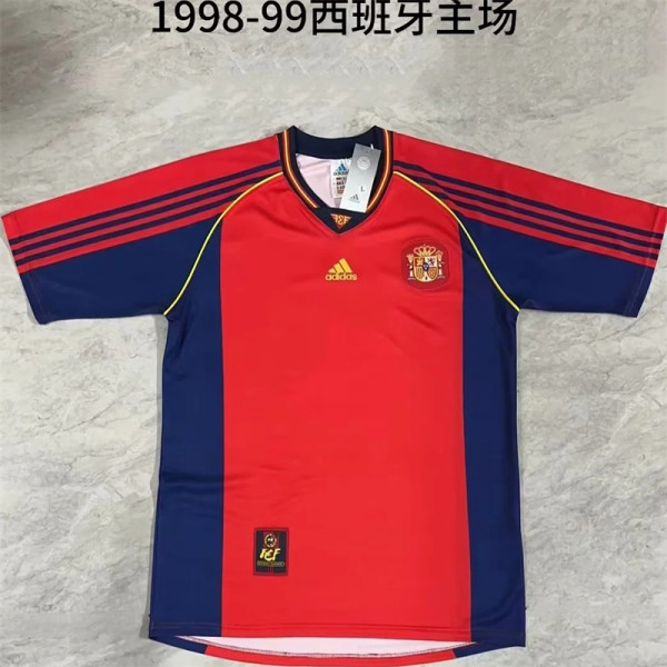 98-99 Spain home Retro Jersey Thailand Quality