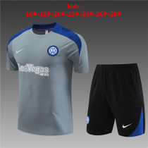 Kids kit 24-25 Inter milan (Training clothes) Thailand Quality