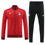 23-24 Egypt (red) Jacket Adult Sweater tracksuit set