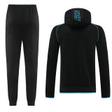 23-24 SSC Napoli (black) Jacket and cap set training suit Thailand Qualit
