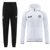 23-24 SSC Napoli (white) Jacket and cap set training suit Thailand Qualit