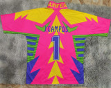 1998 Mexico (J.CAMPOS 1#) Signed version Retro Jersey Thailand Quality
