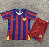 Kids kit 05-06 FC Barcelona home (Retro Jersey) Thailand Quality