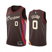 波特兰开拓者 Portland Trail Blazers City Edition LILLARD  0#