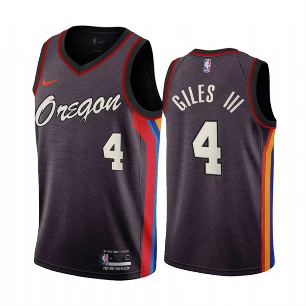 波特兰开拓者 Portland Trail Blazers City Edition  GILES  III  4#