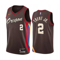 波特兰开拓者 Portland Trail Blazers City Edition  TRENT JR. 2#