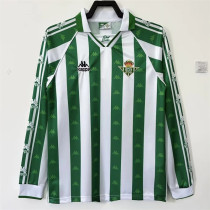Long sleeve 95-97 Real Betis home Retro Jersey Thailand Quality
