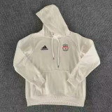 24-25 Liverpool (white) Fleece Adult Sweater tracksuit