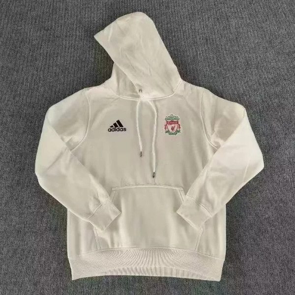 24-25 Liverpool (white) Fleece Adult Sweater tracksuit