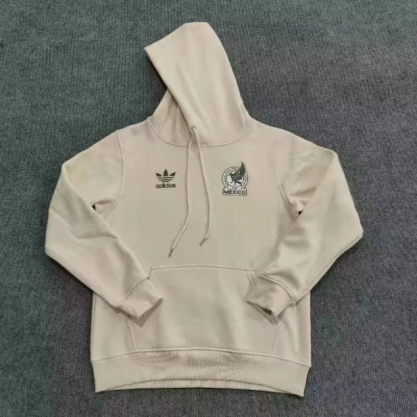 24-25 Mexico (beige) Fleece Adult Sweater tracksuit