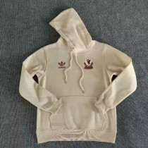 24-25 Liverpool (beige) Retro Jersey Fleece Adult Sweater tracksuit