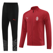 23-24  AC Milan (Red) Jacket Adult Sweater tracksuit set