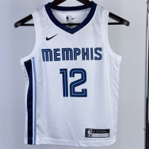 童装灰熊 Memphis Grizzlies Youth children's clothing:12# MORANT