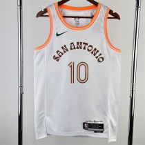 24 马刺 San Antonio Spurs City Edition：SOCHAN  10#
