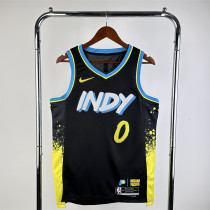 24 步行者 Indiana Pacers City Edition:HALIBURTON  0#