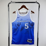 24森林狼 Minnesota Timberwolves City Edition:EDWARDS  5#