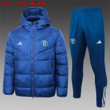 23-24 Manchester United (black) Cotton-padded clothes Soccer Jacket