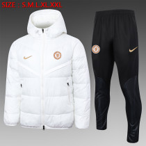 23-24 Chelsea (white) Cotton-padded clothes Soccer Jacket