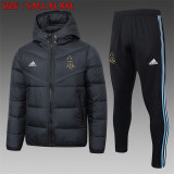 23-24 Argentina (black) Cotton-padded clothes Soccer Jacket