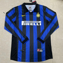 98 Inter milan home Long sleeve Retro Jersey Thailand Quality