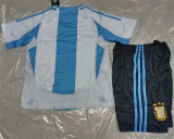 Player Version Kids kit 2024 Argentina home Thailand Quality