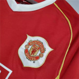 06-07 Manchester United home Retro Jersey Thailand Quality