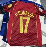 2004 Portugal home (C.RONALDO 17#) Retro Jersey Thailand Quality