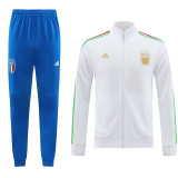 24-25 Italy (White) Jacket Adult Sweater tracksuit set