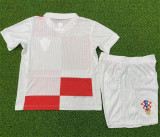 Player Version Kids kit 2024 Croatia home Thailand Quality