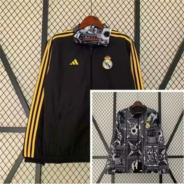 2024 Real Madrid (2 sides) Windbreaker Soccer Jacket