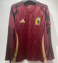 2024 Belgium home Long sleeve Thailand Quality