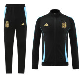 2024 Argentina (black) Jacket  Adult Sweater tracksuit set
