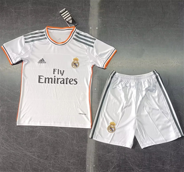 Kids kit 13-14 Real Madrid home (Retro Jersey) Thailand Quality