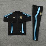 2024 Argentina (black) Jacket  Adult Sweater tracksuit set