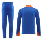 2024 Netherlands (blue) Adult Sweater tracksuit set Training Suit