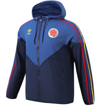 Player Version 2024 Colombia (blue) Windbreaker Soccer Jacket