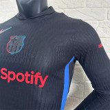 Long sleeve 24-25 FC Barcelona Away Player Version Thailand Quality
