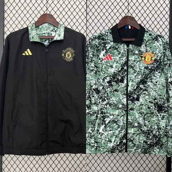 24-25 Manchester United (two-sided) Windbreaker Soccer Jacket
