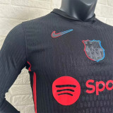 Long sleeve 24-25 FC Barcelona Away Player Version Thailand Quality