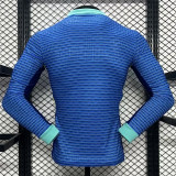 Long sleeve 2024 Brazil Away Player Version Thailand Quality