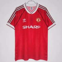 91-92 Manchester United home Retro Jersey Thailand Quality