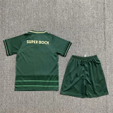 Kids kit 24-25 Sporting Lisbon Away Thailand Quality
