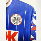 Long sleeve 89-90 Ajax Away Retro Jersey Thailand Quality