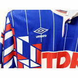 Long sleeve 89-90 Ajax Away Retro Jersey Thailand Quality